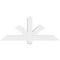 Ekena Millwork Redmond Architectural Grade PVC Gable Bracket, 48"W x 20"H x 4"D x 4"F, 10/12 Pitch GBP048X20X0404RED00 - alternate 3